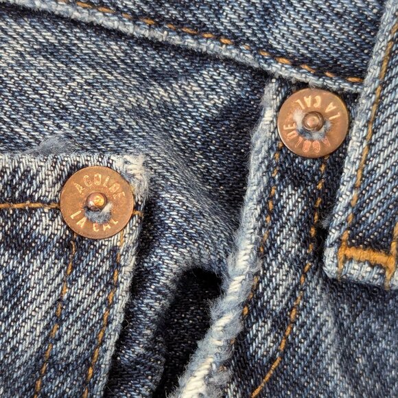 Agolde Fran Low Slung Straight Jeans (34) - Picture 8 of 15